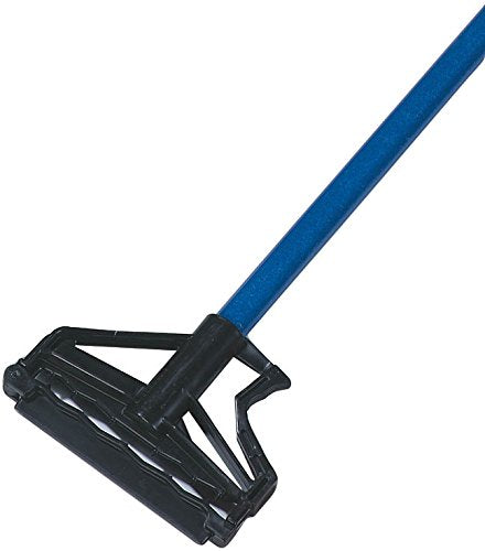SPARTA 4166414 Spectrum Fiberglass Mop Handle With Quik-Release For Cleaning, Commercial, Residential, 60 Inches, Blue
