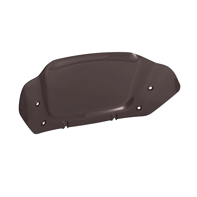 10" Wave Windshield Windscreen Wind Splitter Compatible for Harley Street Glide FLHX, CVO Street Glide FLHXSE 2023 2024 (Smoke)