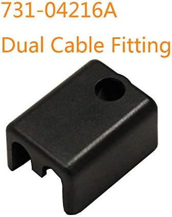 AOTWD 731-04216A 731-04216 Dual Cable Fitting Holder Fits MTD Craftsman Troy-Bilt Yard Machines