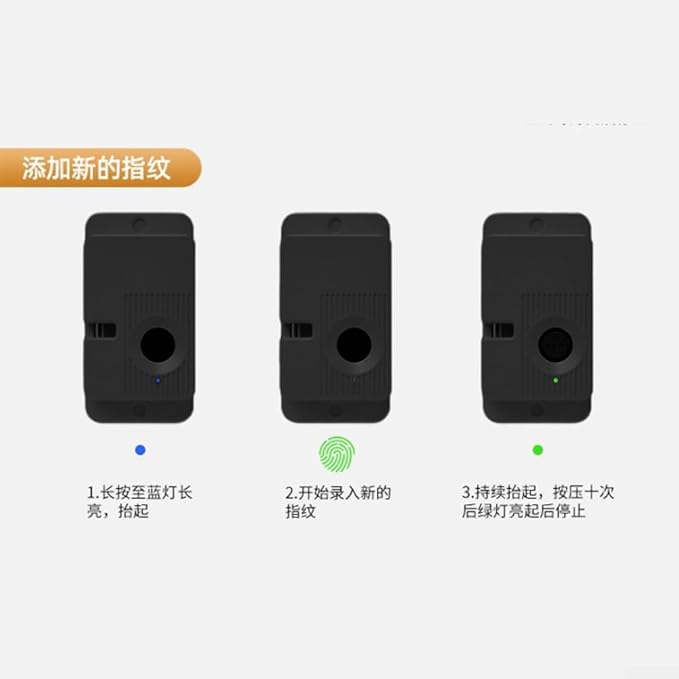 Smart Fingerprint Lock Designed For Child Safety On Doors Drawers Cabinets With Mounting Options