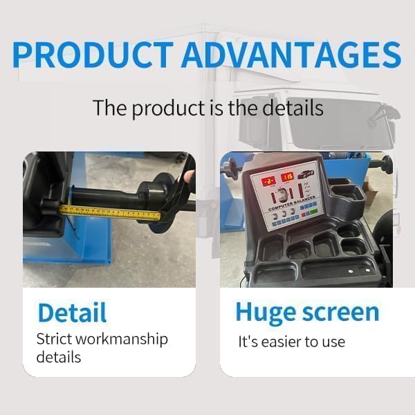 KATOOL ME Tire Changer and Balancer Machine Combo Bead Blaster+Assist Arm Tire Changer Machine Wheel Balancer Machine