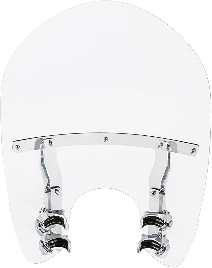 Green-L 19" Windshield & 49mm Clamps Fit for Harley Softail 2020-2024 Street Bob 2018-2023 Low Rider 2014-2020 Motorcycle Windscreen