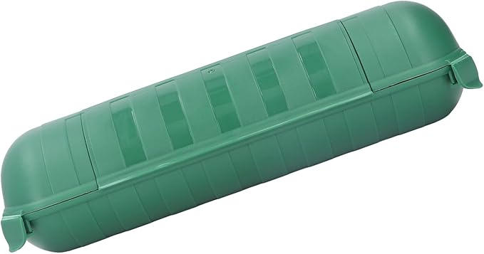 Extension Cord Safety Cover Box with Double, Protects Against Accidental Power Outages, Suitable for AWG12-16 Cables, Ideal for WiFi Control LED Light (Green)