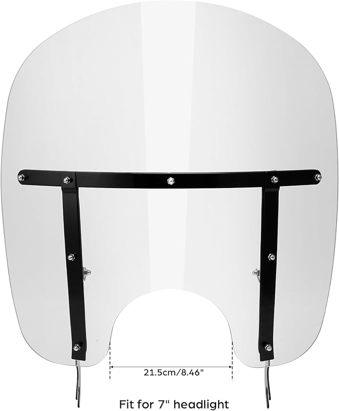 TCMT Windscreen Windshield Fit For Harley Softail Slim Deluxe Fat Boy Heritage Softail Classic FLS FLSS FLST FLSTC FLSTF FLSTFB FLSTFBS 2000-2017