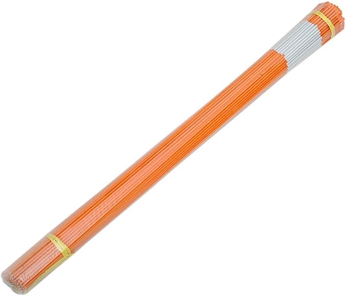 FiberMarker 48-Inch Reflective Driveway Markers Orange 50-Pack 5/16-Inch Dia Driveway Poles 48-Inch Reflective Driveway Markers Orange 50-Pack 5/16-Inch Dia Driveway Poles