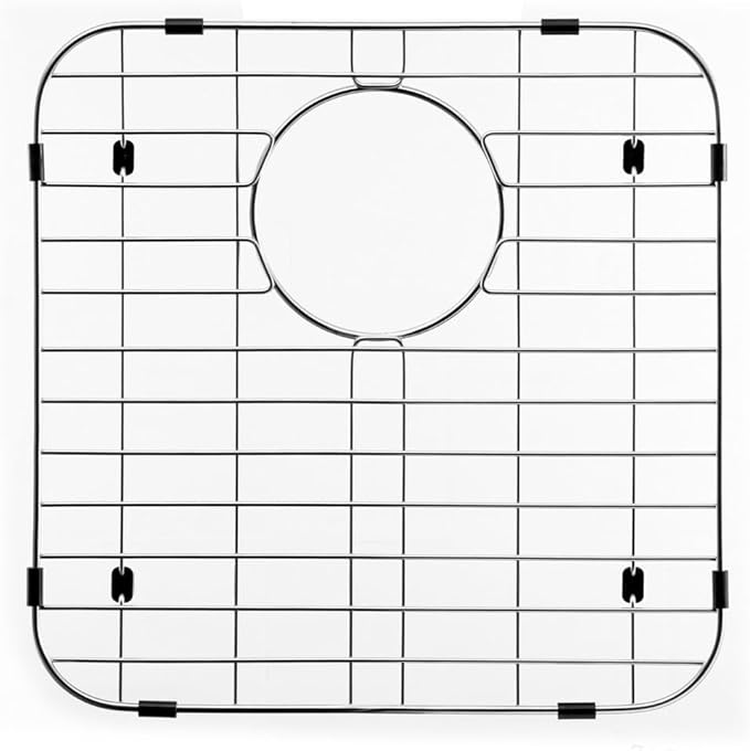 Houzer BG-7070 - Stainless Steel Wirecraft Bottom Sink Grid for Houzer Sink Model PTB-1919, Durable Sink Protector Rack for Dishes, Utensils, and Kitchen Accessories