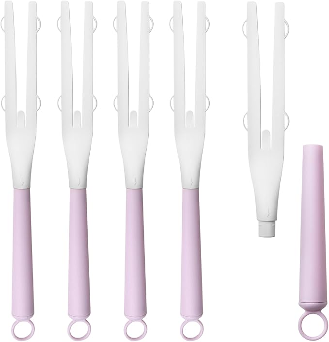 Duster Handles Replacement 4 Pcs, Detachable Extendable Mop Handle Compatible with Swiffer Dusters, for Household/Hotel/Office/Dorm/Restaurant Corner Cleaning(Sticks Only, Purple)