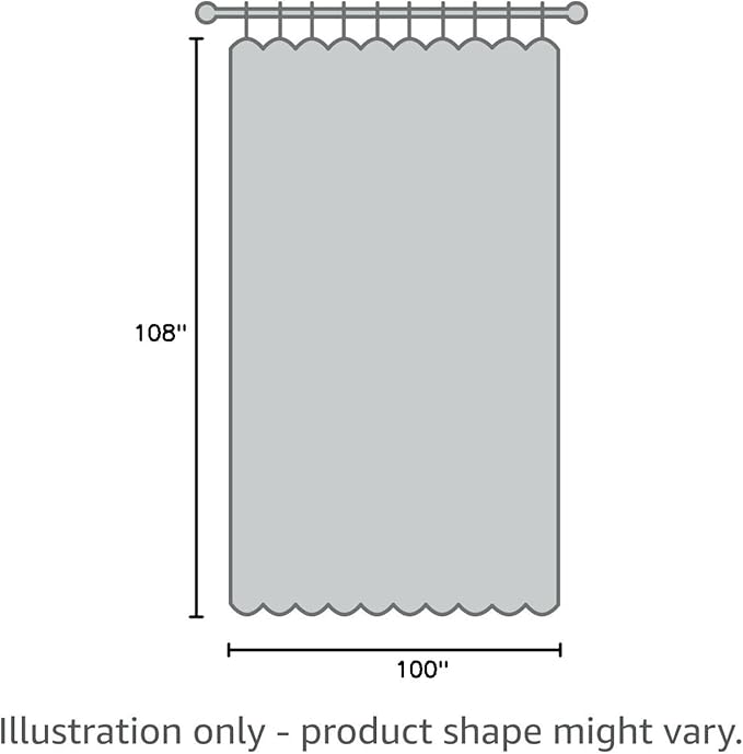 Room Divider Curtains with Ceiling Track, 95% Blackout Heavy Curtains Noise Reduction Privacy Curtain System Kits, 8.3 ft Wide x 9 ft Tall, Cream Beige, 1 Panel