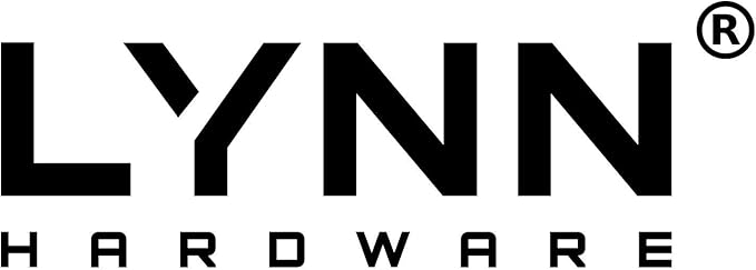 LYNN HARDWARE Commercial Door Lever Lock - Heavy-Duty Locking Door Handle, Designer Door Handles, Cylindrical Lever Lock, Non-Handed Grade 2 Door Handle, Satin Chrome, Privacy/Bathroom Function