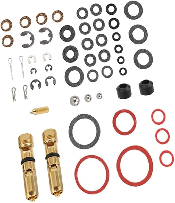 For Holley 1850 3310 9776 80457 80508 80570 80670 80770 with Gaskets and Needles Carburetor Rebuild Repair Kit