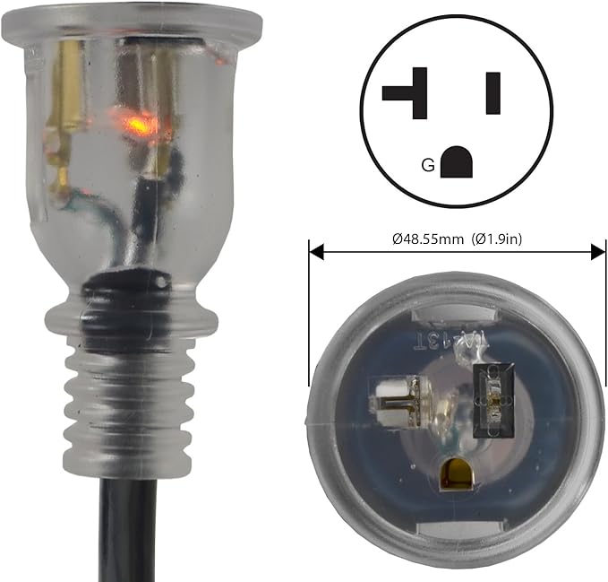 Conntek NEMA 5-20 Outdoor Extension Cords, 20 Amps 125 Volts