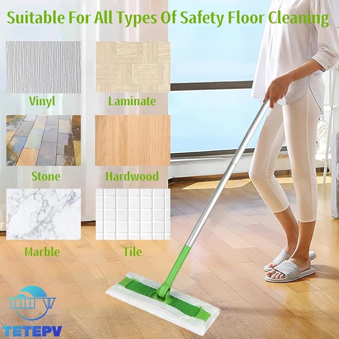 Dry Sweeping Cloths for Swiffer Sweeping Mops, Disposable Dry Refill Mop Pads for Mopping and Cleaning 100 Count