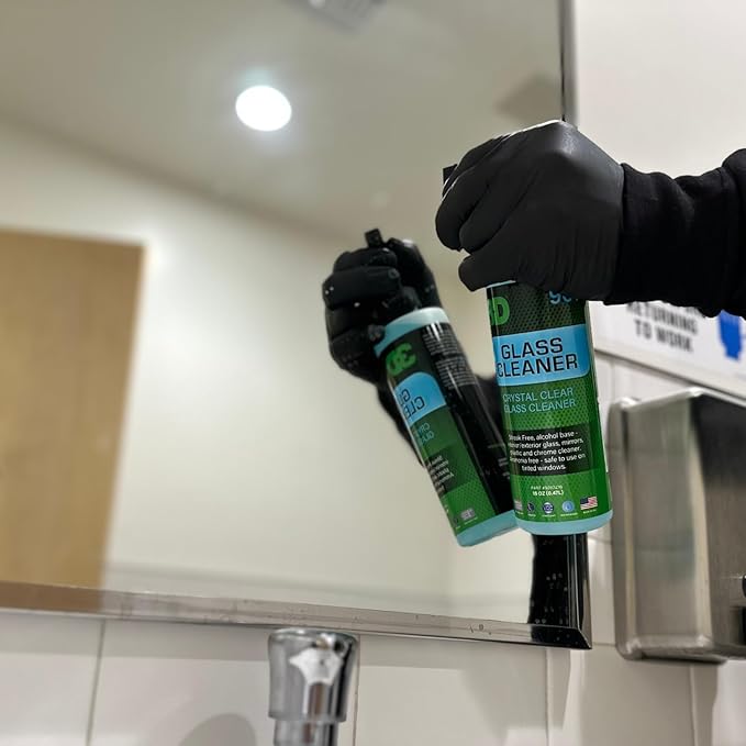 3D Glass Cleaner - Ready to Use, Tint Safe, Streak Free Glass Cleaner - 16oz.