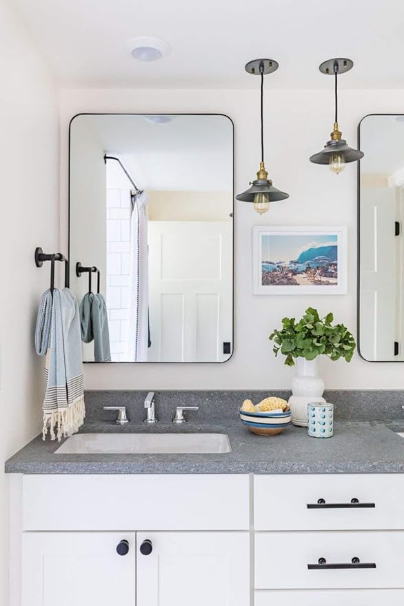 GRACTO 20X30'' Oil Rubbed Bronze Bathroom Rectangle Mirror