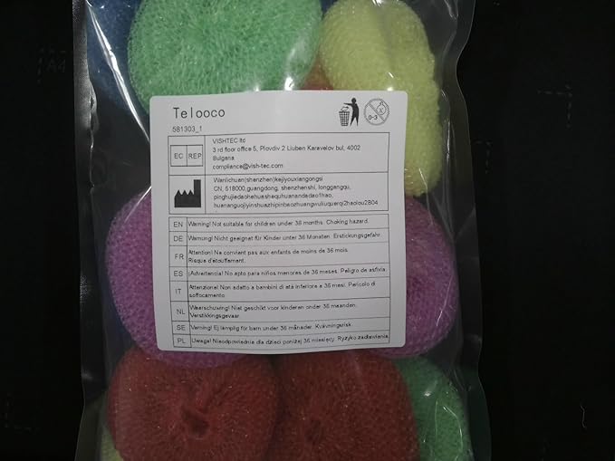 Plastic Dish Scrubbers for Dishes 15Pcs Plastic Pot Round Scrubber Scouring Pad Assorted Colors Nylon Non Scratch Dish Scrubber for Kitchen Cleaning