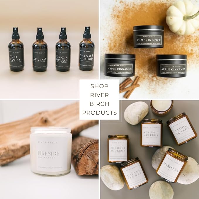 River Birch Pumpkin Spice Scented Natural Hand Soap Refill - Handmade Moisturizing Hand Wash Luxury Scented Hydrating Soap - Vegan and Non-Toxic - 32 Fl Oz