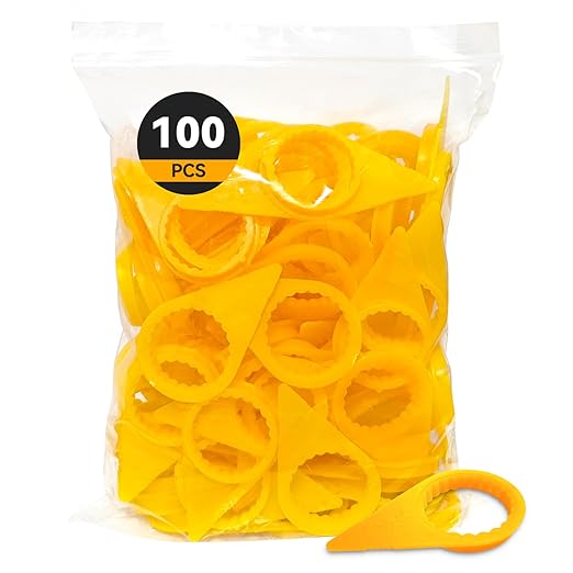 Loose Wheel Nut Indicators 500 Pcs - 33mm Orange Visual Warning Arrows Essential for Truck, Trailer, Bus, Tractor Fleet Safety & Agricultural Industrial Vehicles