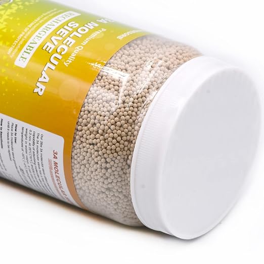 2 LBS 3A Molecular Sieve Desiccant Beads, Dehumidifier Moisture Absorbers