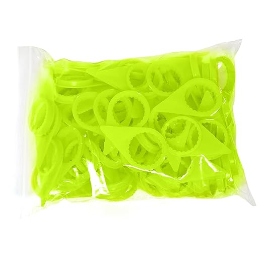 Loose Wheel Nut Indicators 100 Pcs - 33mm Green Visual Warning Arrows Essential for Truck, Trailer, Bus, Tractor Fleet Safety & Agricultural Industrial Vehicles