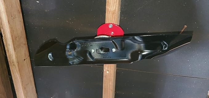Magnetic Wall Mount Blade Balancer, Red, Lawn Mower Accessory, Replacement Part #42-047 339075B