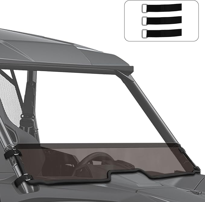 Dark Tinted Half Windshield for Honda Talon 1000, PC Hard-coated Scratch Shock Resistant Front 1/2 Half Windscreen for Honda Talon 1000R 1000X 1000X-4 2019-2024 Accessories