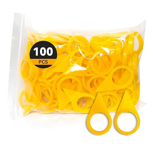 Loose Wheel Nut Indicators 200 Pcs - 33mm Orange Visual Warning Arrows Essential for Truck, Trailer, Bus, Tractor Fleet Safety & Agricultural Industrial Vehicles