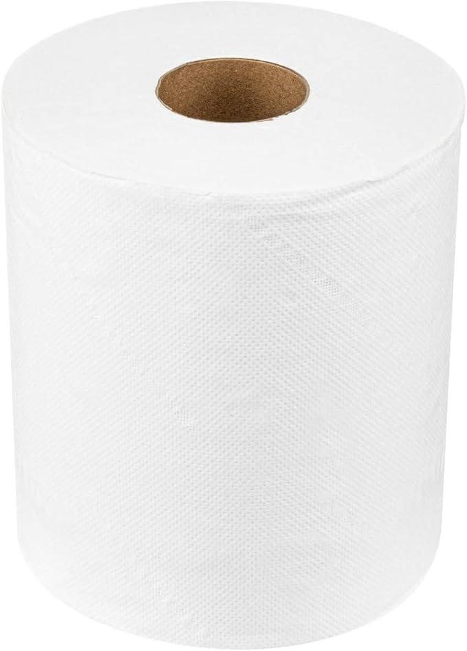 Karat JS-CPW600 2-Ply Center Pull Paper Towels, White, 3600 Sheets/Roll - Case of 6 rolls