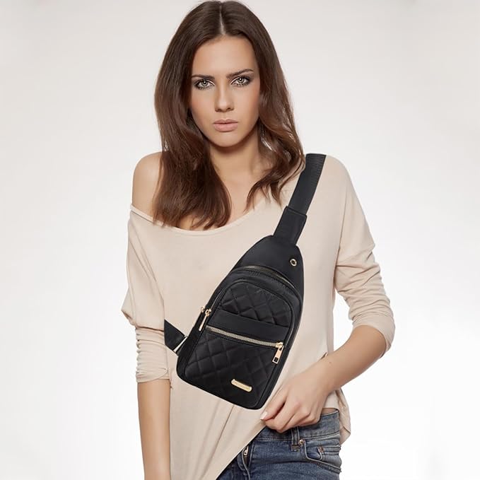 Small Sling Bag Crossbody Sling Backpack for Women Trendy, Small Fanny Pack Cross Body Bag Hiking Traveling Backpack