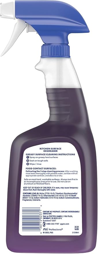 P&G Professional DAWN Kitchen Surface Degreaser - 32 Oz (Case of 6) - For Removing Tough Grease Found in Commercial Kitchens & Food Service (Packaging May Vary)