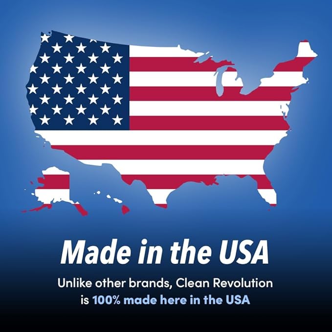Clean Revolution Liquid Gel Hand Soap, Silky Rich Liquid, Quick Lather, Fast Rinsing (Fragrance Free) 8 Fl Oz