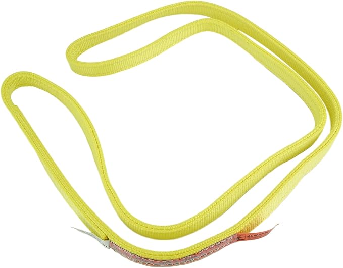 DD Sling (USA Made) 1" & 2" Widths by 4' to 30' Lengths in Listing, 2 Ply, Endless Nylon Lifting Slings, 12,800 lbs Vert, 10,200 lbs Choker, 25600 lbs Basket (2" x14')