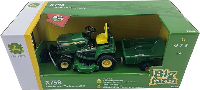 John Deere 1/16 Big Farm X758 Lawn Tractor - LP81014