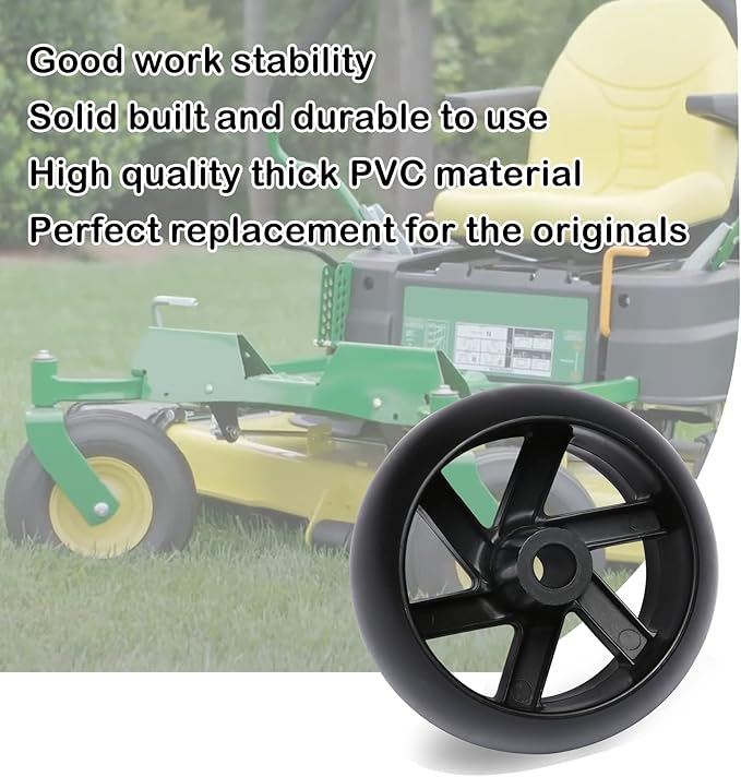 Mower Deck Wheel Kit Set of 4 Compatible with Husqvarna 532174873, 532174873 Craftsman 133957, 174873 Cub Cadet 734-04155 & More 42" 46'' 48'' 50" 52'' and 54" Decks