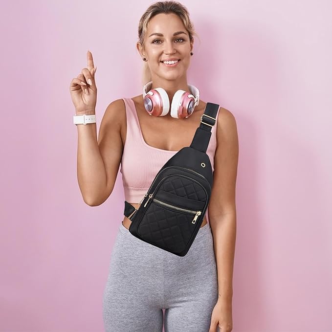 Small Sling Backpack Crossbody Sling Bag for Women, Chest Bag Daypack Fanny Pack Cross Body Bag for Outdoors Hiking Traveling