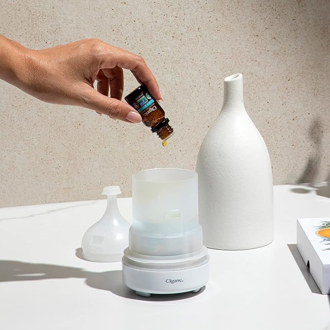 Cliganic USDA Organic Lemongrass Essential Oil - 100% Pure Natural Undiluted, for Aromatherapy Diffuser | Non-GMO Verified (Packaging May Vary)