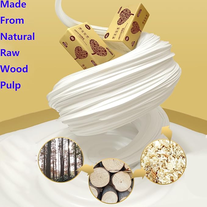 10 Packs Soft Small Facial Tissue, Disposable Facial Napkin, Wood Pulp Fiber Material NOT COTTON, Facial Towel, White Facial Paper Tissue, 4-Ply, 10 Pack, 280 Sheets per Pack, 2800 Sheet In Total