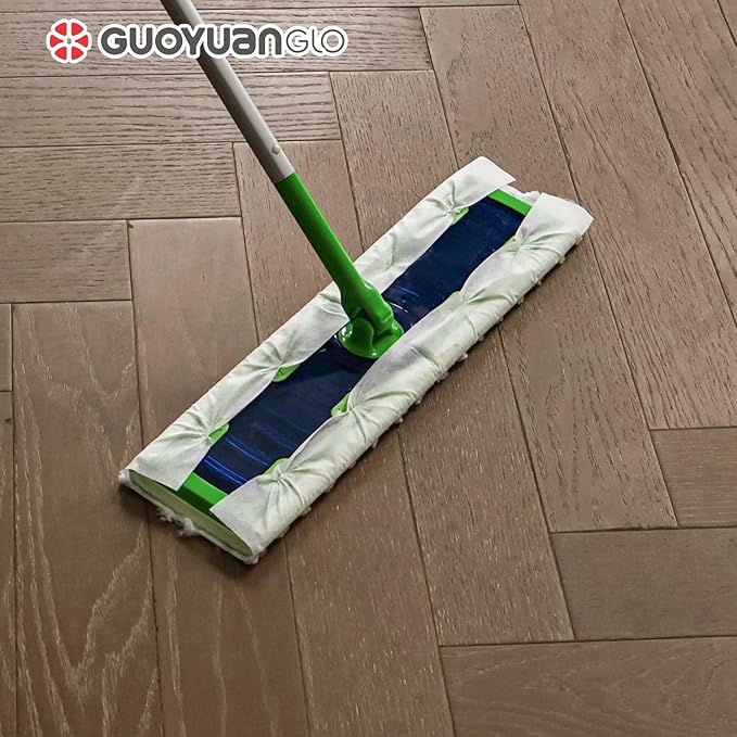 XL Dry Sweeping Cloths Heavy Duty Pet Dry Mop Refill X-Large Multi-Surface Floor Cloths for Cleaning Dust,Dirt and Pet Hair,32 Counts