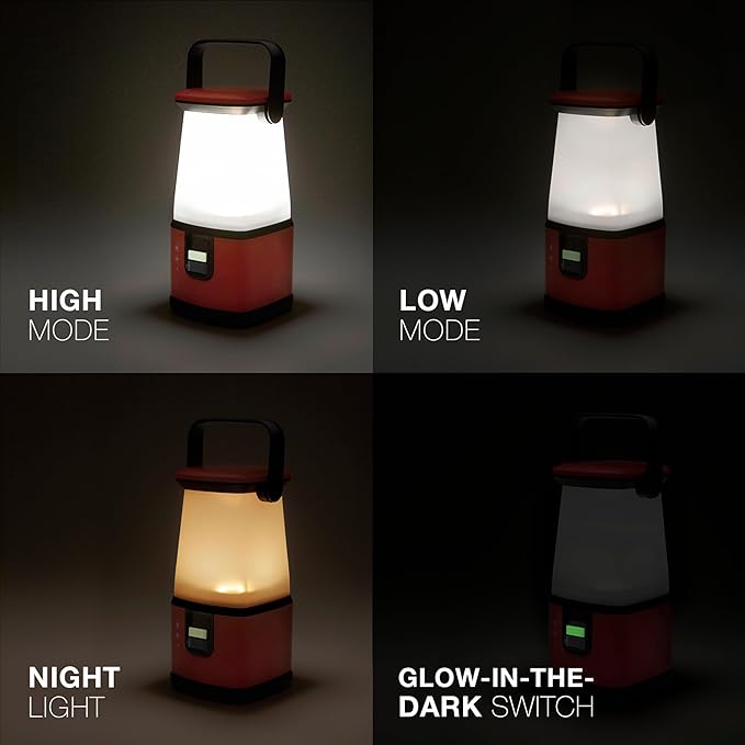 ENERGIZER WeatheReady LED Camping Lantern PRO-360, IPX4 Water Resistant Tent Light, Ultra Bright Battery Powered Lanterns for Camping, Outdoors, Emergency Power Outage