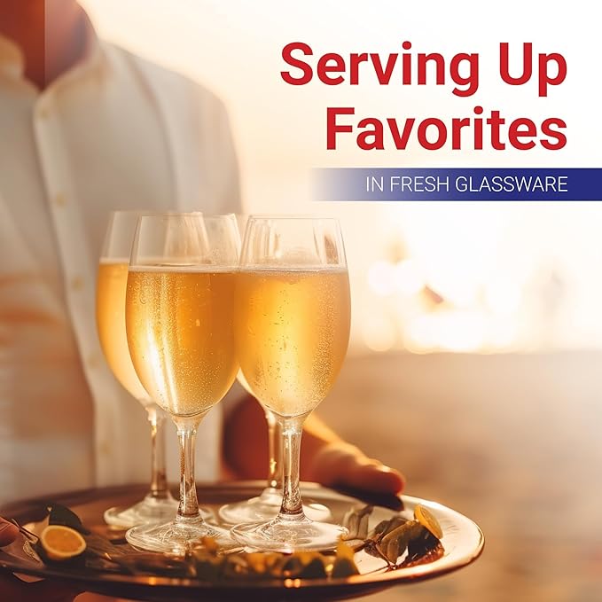 Nu-Foam Glass Washing Powder - Detergent for Bar Glassware – Original Streak-Free Solution - Hand Washing Bar, Tavern, Brewery Supplies - Spotless Serving Glasses - Easy On Hands - 4 Lb Jar