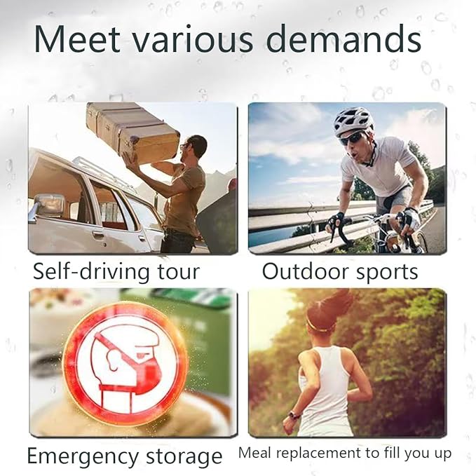 Compressed biscuits Emergency food strips survival food 14oz. Hiking and camping Emergency disaster preparedness kit
