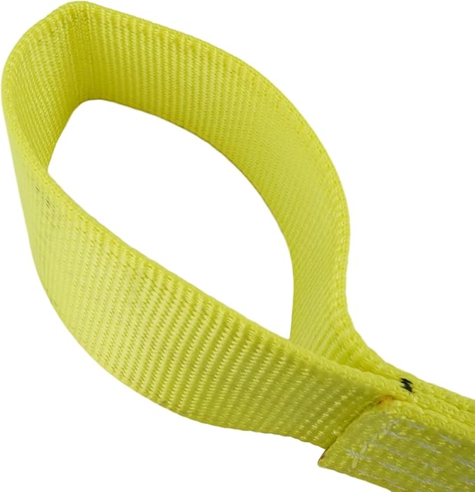 DD Sling. Multiple Sizes in Listing! (USA Made) 2" x 25', 2 Ply, Nylon Lifting Slings, Eye & Eye, Heavy Duty, 6400 lbs Vert, 5100 Choker, 12800 Basket (USA Nylon) (2"x25')