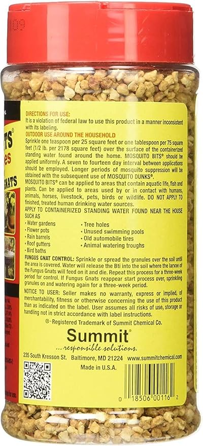 Summit 116-12 Quick Kill Mosquito Bits, 8-Ounce