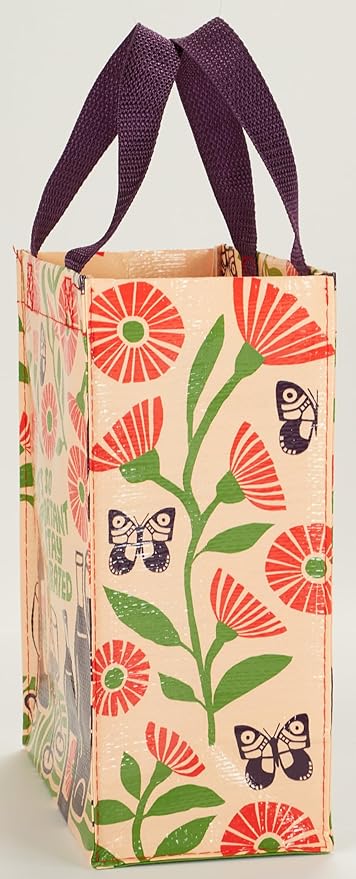 Blue Q Handy Tote, It's So Important to Stay Hydrated. Reusable lunch sack, little gift bag, easy-to-wipe-clean, 95% recycled material, 10" h x 8.5" w x 4.5" d