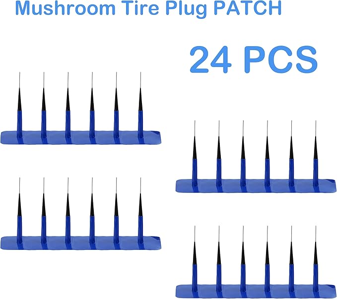 TP-112W Combination Repair Unit, Tire Repair Patch Plug 1/2" x 3 1/8" Wrapped stem 24 pcs