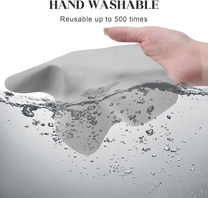 Navona 20 Pack Glasses Cleaning Cloth๏ผ5.7in * 6.8in๏ผ - Premium Microfiber Cleaning Cloth,Reusable Glasses Wipes,Washable,Ultra Soft, for Eyeglasses, Phones,Cameras & More
