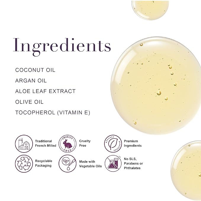 A LA MAISON French Liquid Hand Soap RefilL - Natural Hand Wash Made with Essential Oils - Biodegradable, Plant-Based, Vegan, Cruelty-Free (33.8 Fl Oz Pouch (3 Pack), Lavender Aloes)