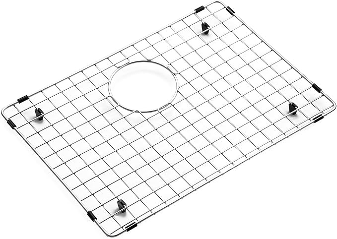 Houzer 629808 Wirecraft Stainless Steel Bottom Grid - Fits Only Houzer Quartztone Granite Sink Models G-300 and G-300U, Durable Metal Sink Protector Grate for Bottom of Sink