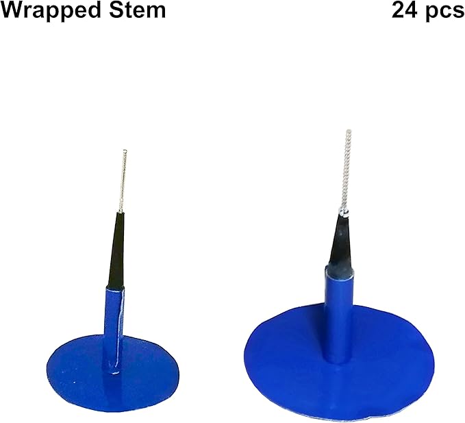 TP-M15W Combination Repair Unit Kit, Tire Repair Patch Plug Kit 1/4" x 1 3/4" and 3/8" x 2 3/8" Wrapped stem 12 pcs Each
