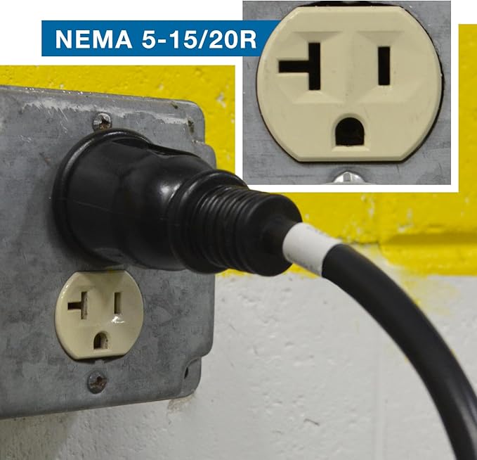 Conntek NEMA 5-20 Outdoor Extension Cords, 20 Amps 125 Volts