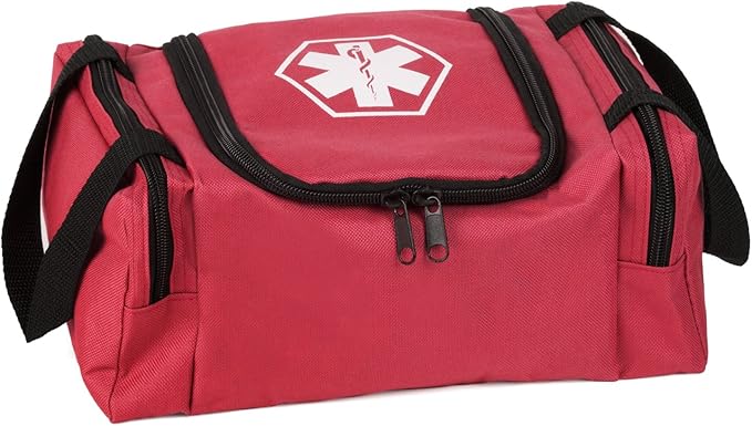 Dixie EMS Dixigear Empty First Responder II Bag 10.5" x 5" x 8" - Red